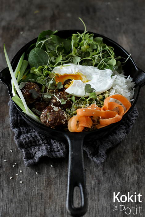 Bibimbap – korealainen pyttipannu | Korean Bibimbap #koreanfood #bibimbap