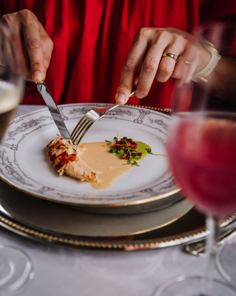 Haikon kartanon illallinen.